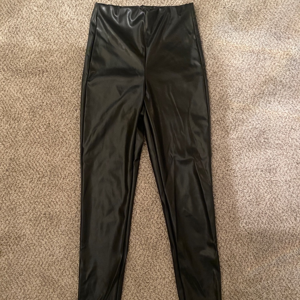 Faux Leather Pants